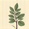 Hand-drawn icon of a leafy branch, symbolizing local sourcing